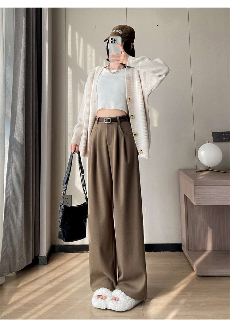 ワイドタックパンツ