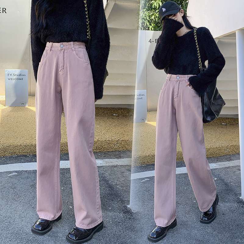 リラックスワイドデニムパンツ