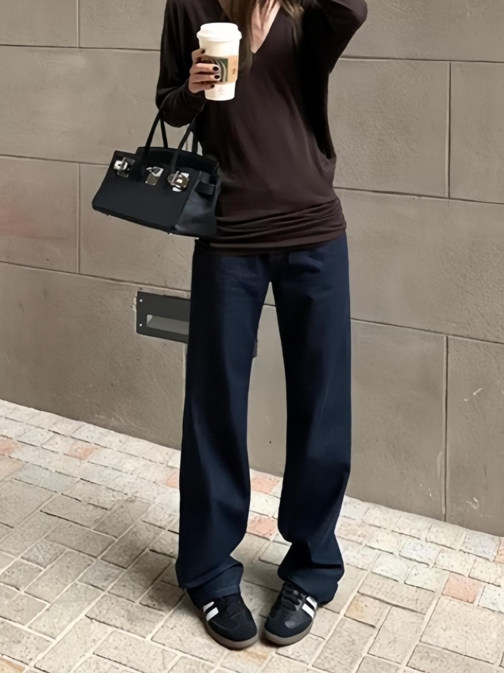 ワイドデニムパンツ