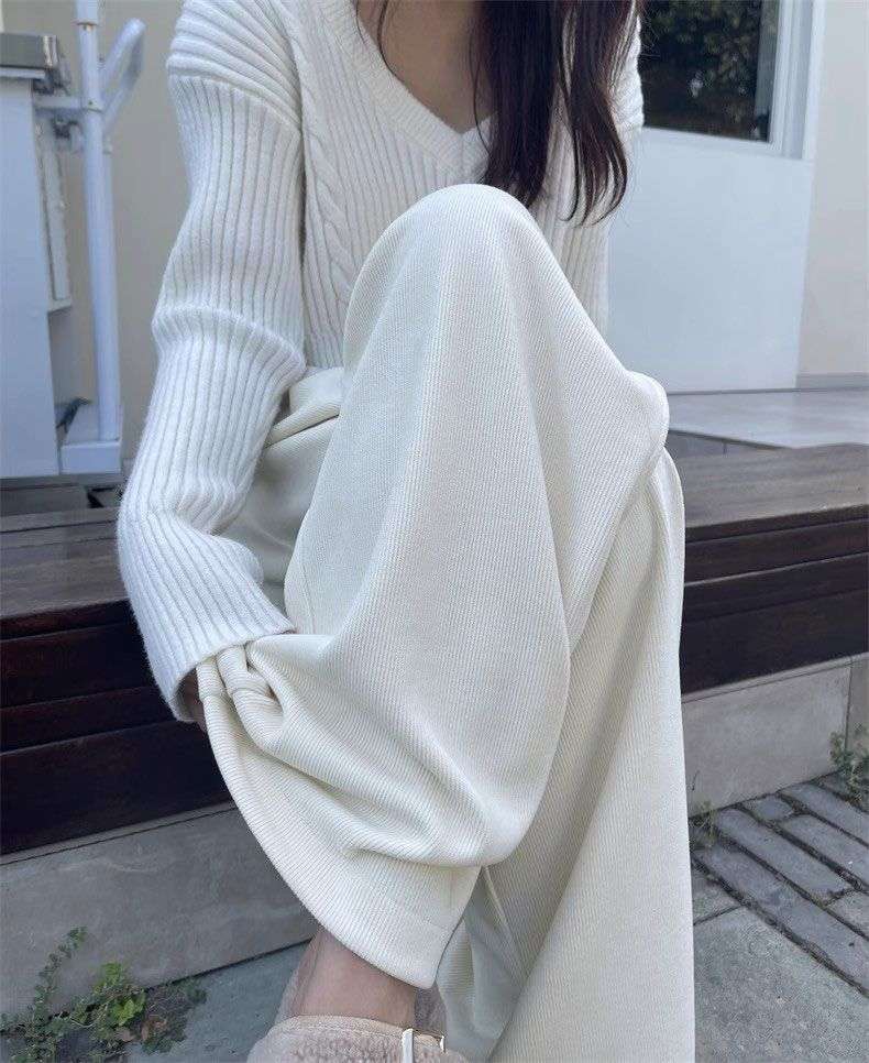 ニットワイドパンツ