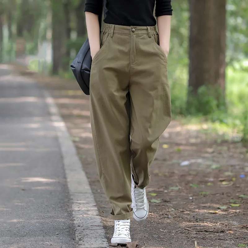 ワイドテーパードパンツ
