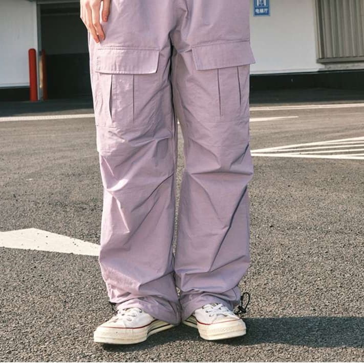 カジュアルルーズカーゴパンツ