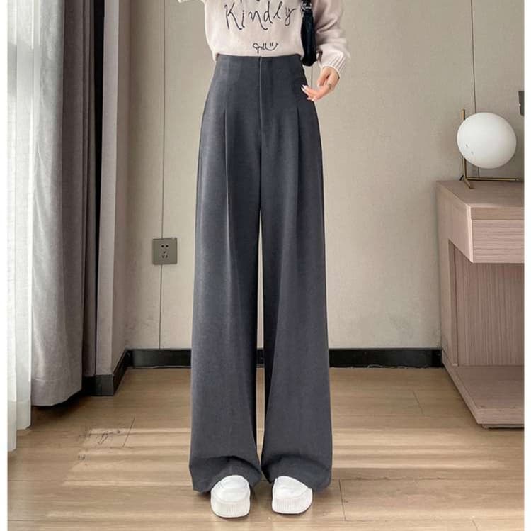ワイドタックパンツ
