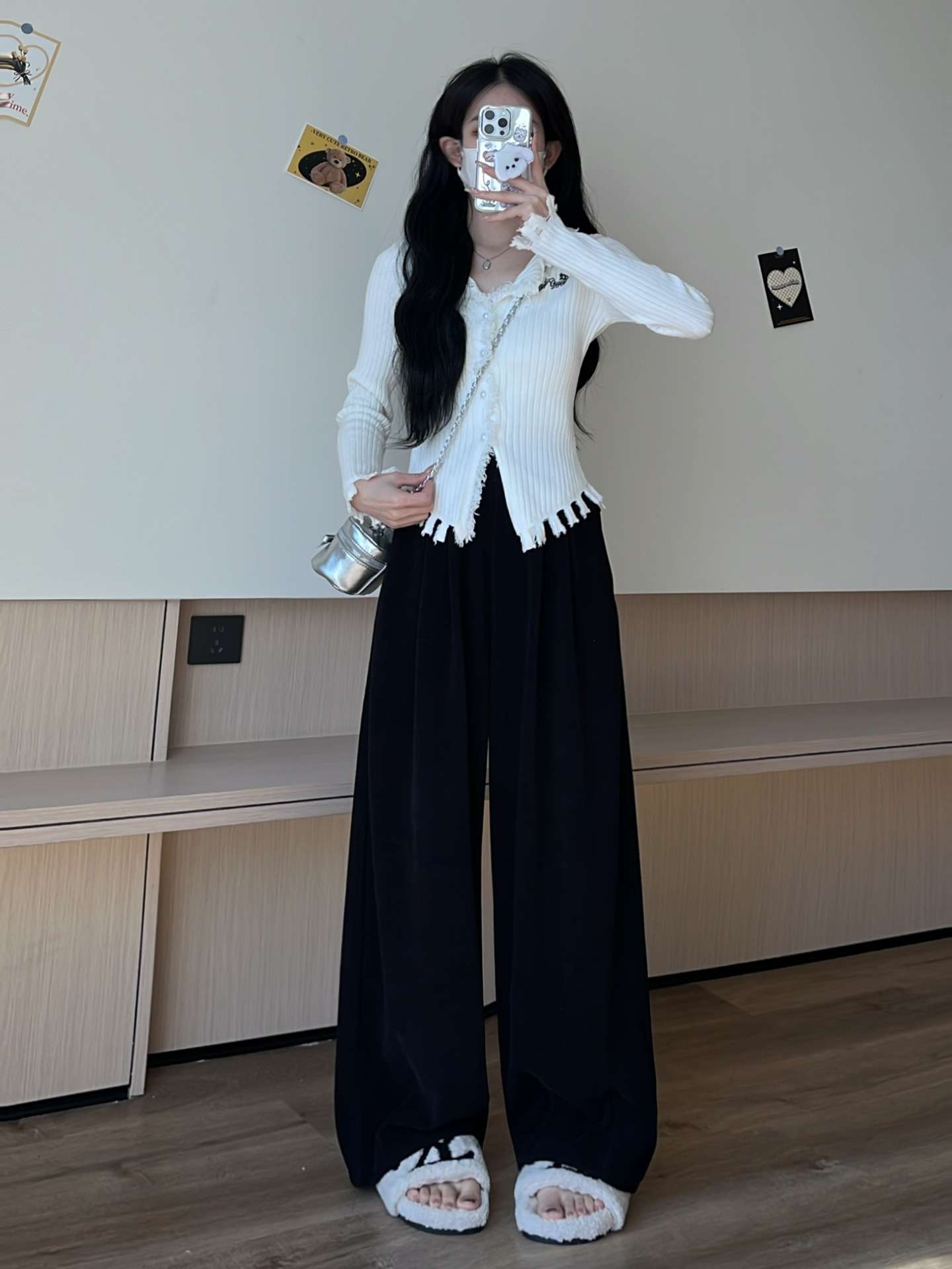リラックスワイドパンツ