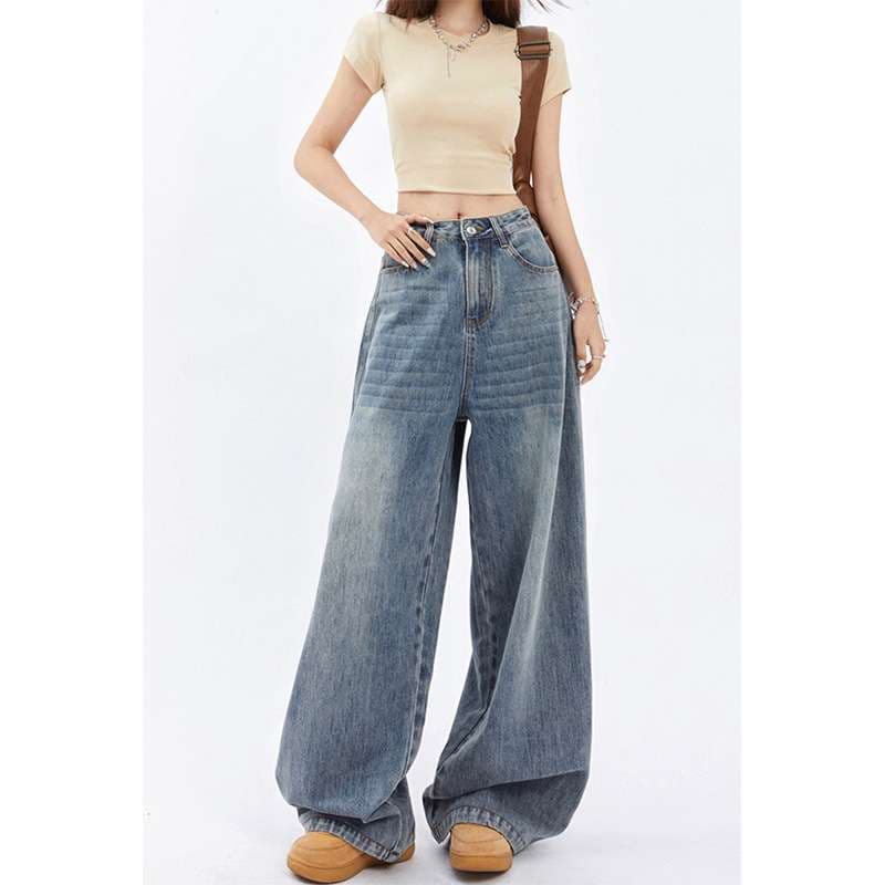 ワイドデニムパンツ