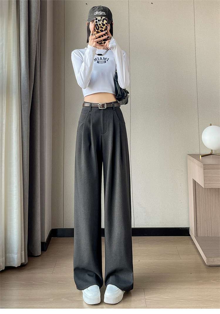 ハイウエストワイドパンツ