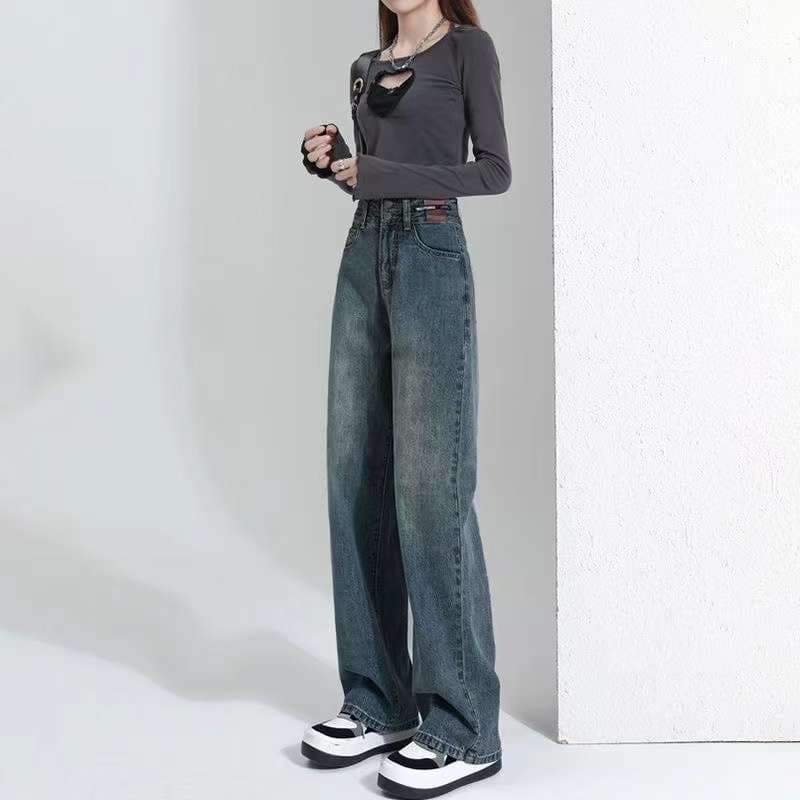 ワイドデニムパンツ