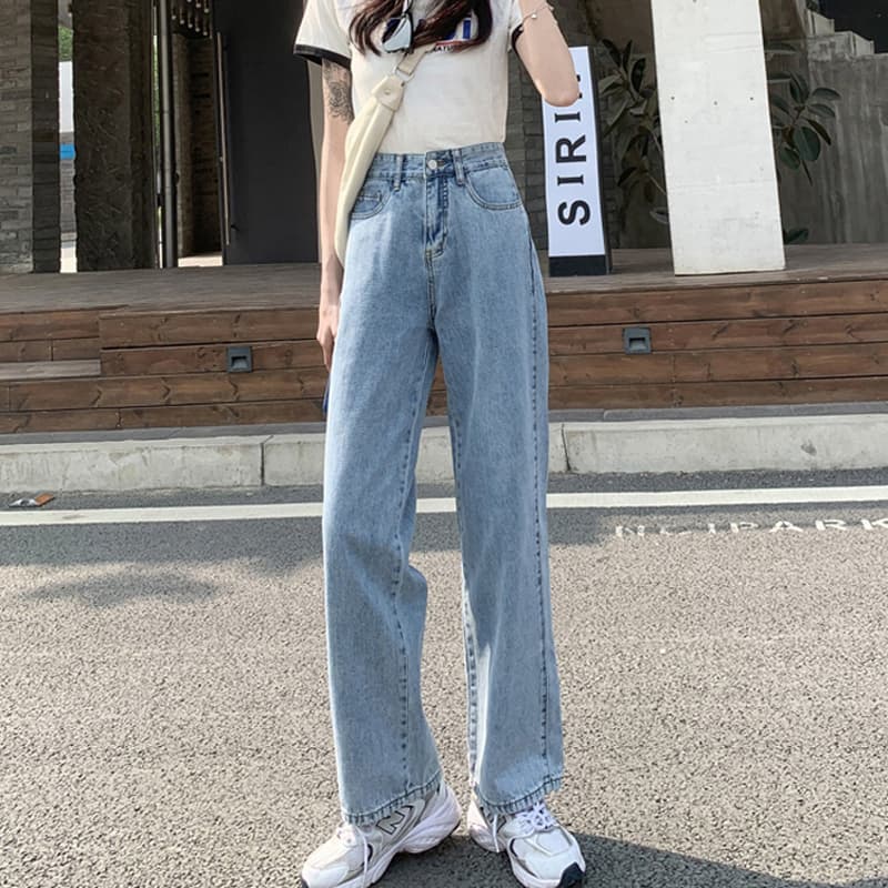ワイドデニムパンツ 