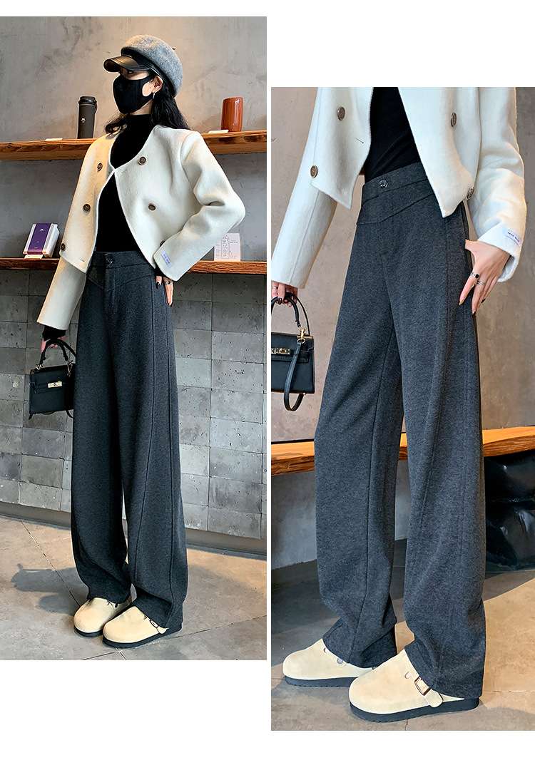 ハイウエストワイドパンツ