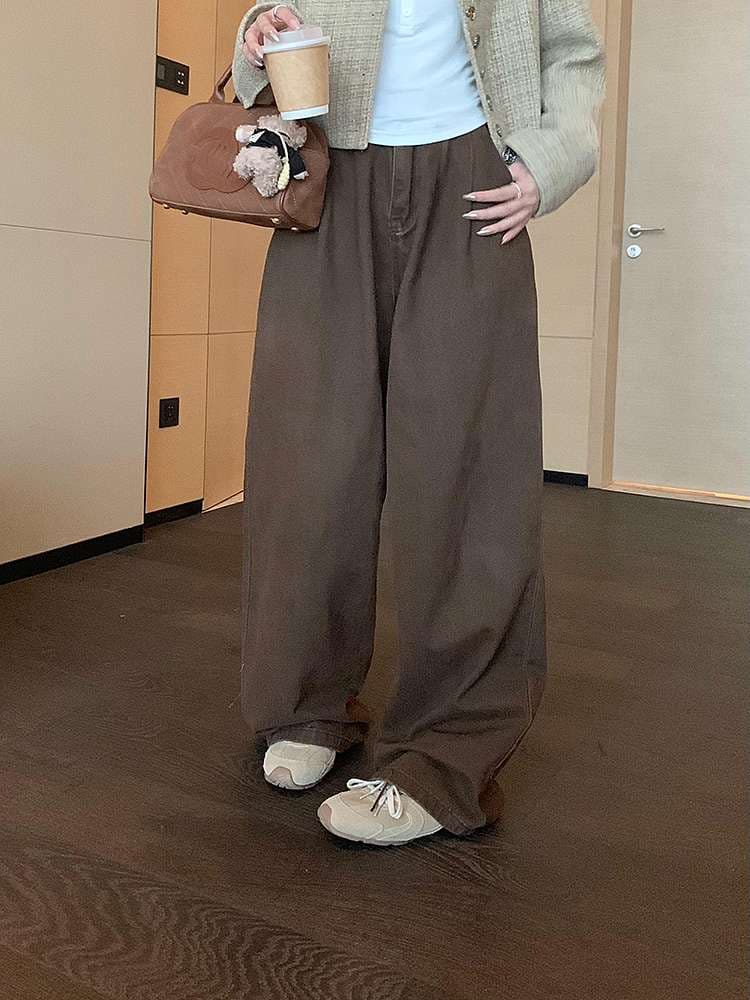 ワイドタックパンツ
