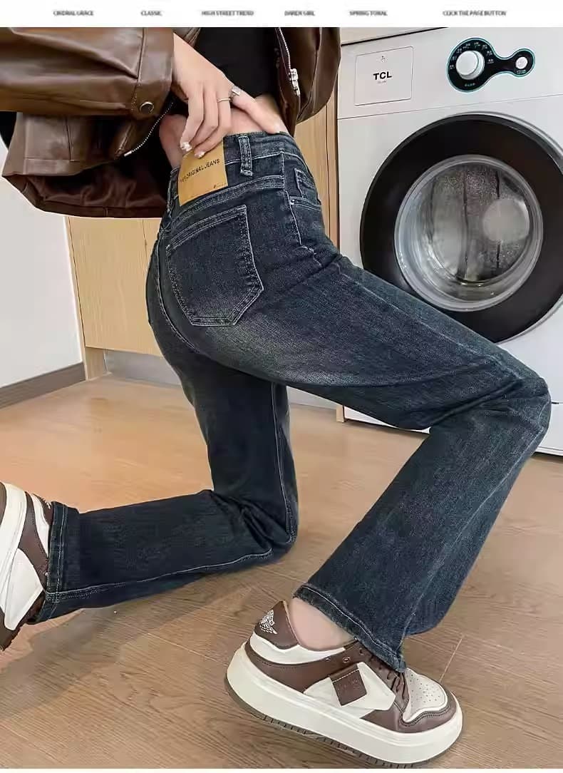 ワイドデニムパンツ 
