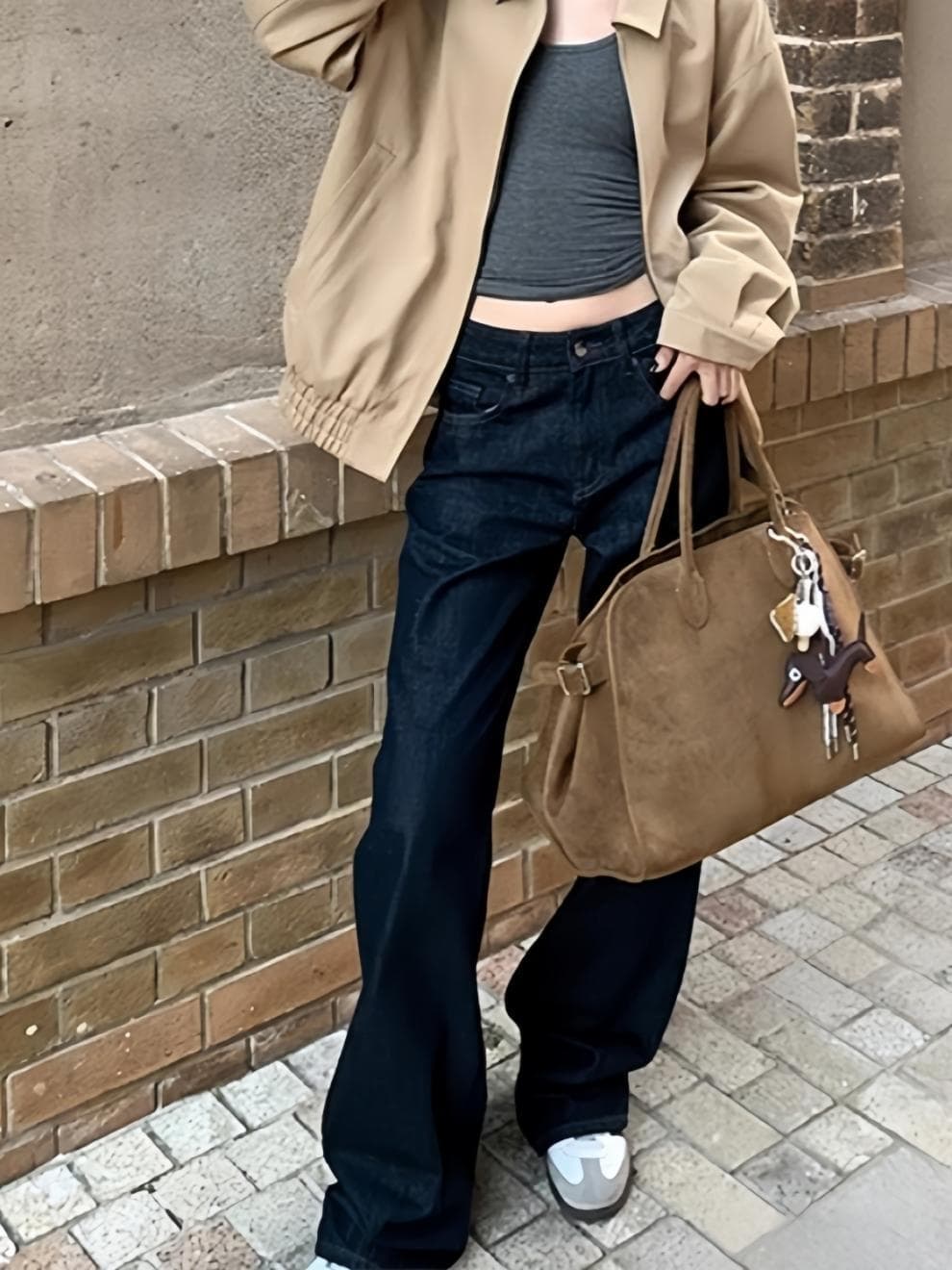 ワイドデニムパンツ