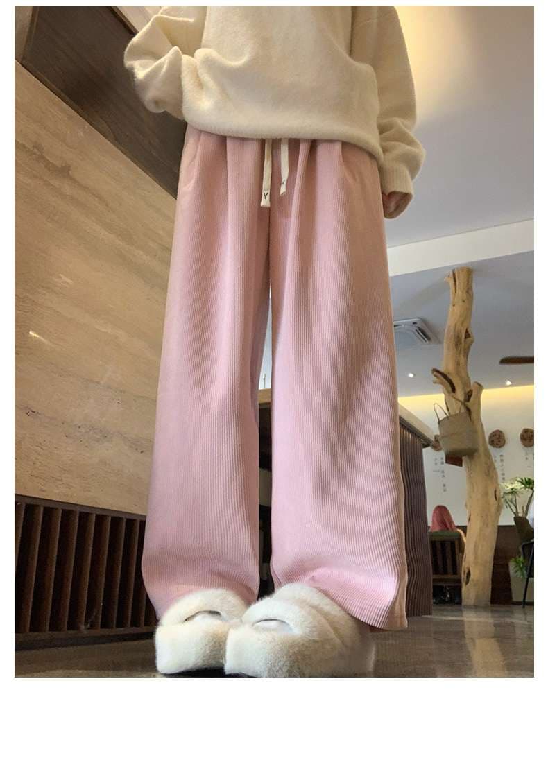 ドレープワイドパンツ