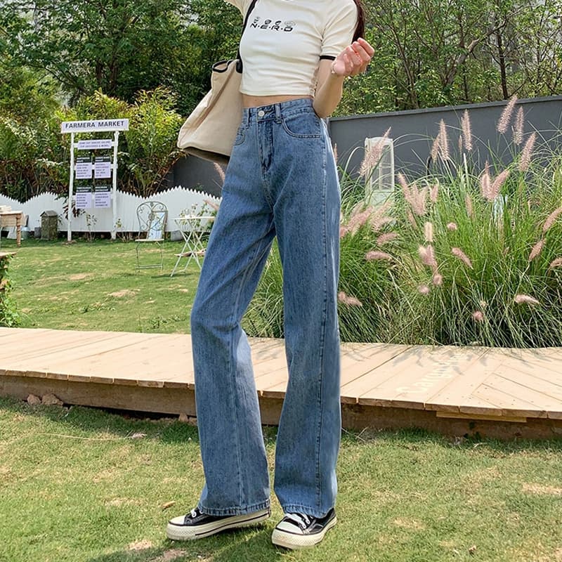 ワイドデニムパンツ 