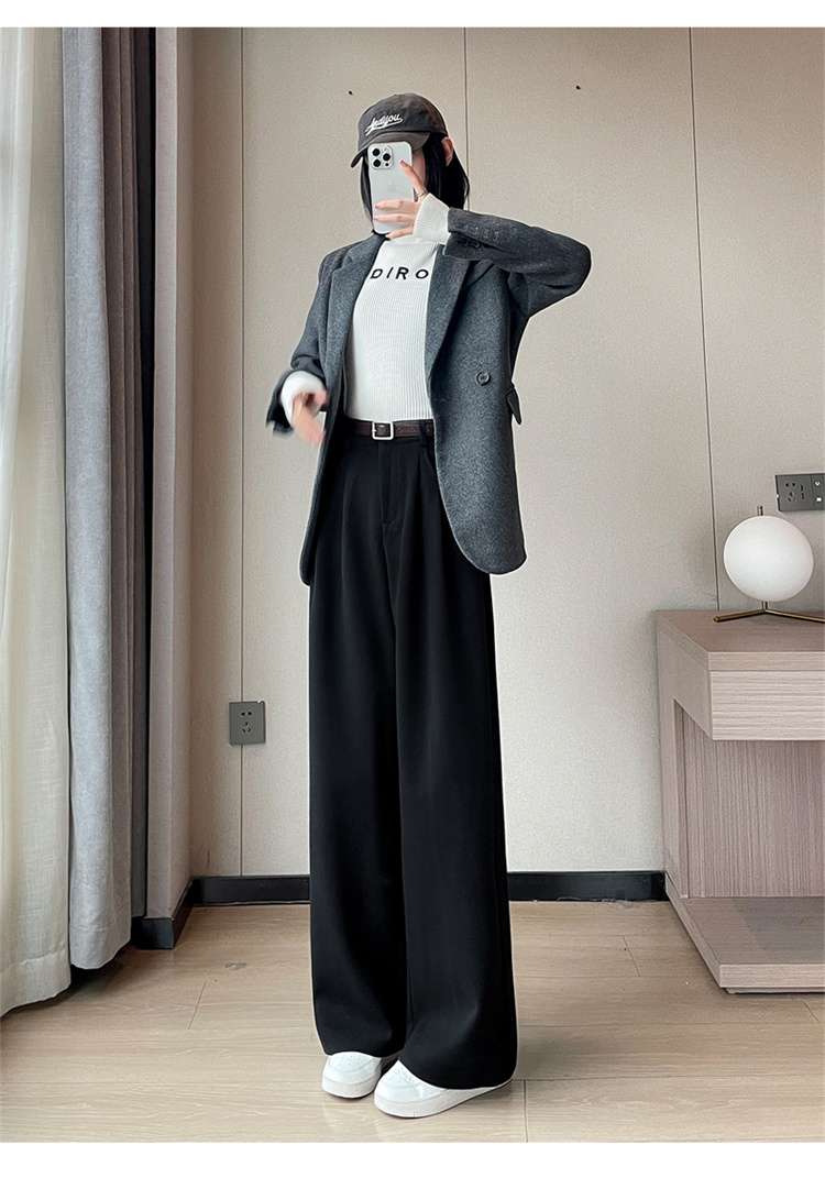 ワイドタックパンツ