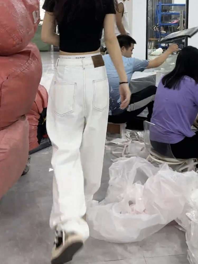 ワイドデニムパンツ