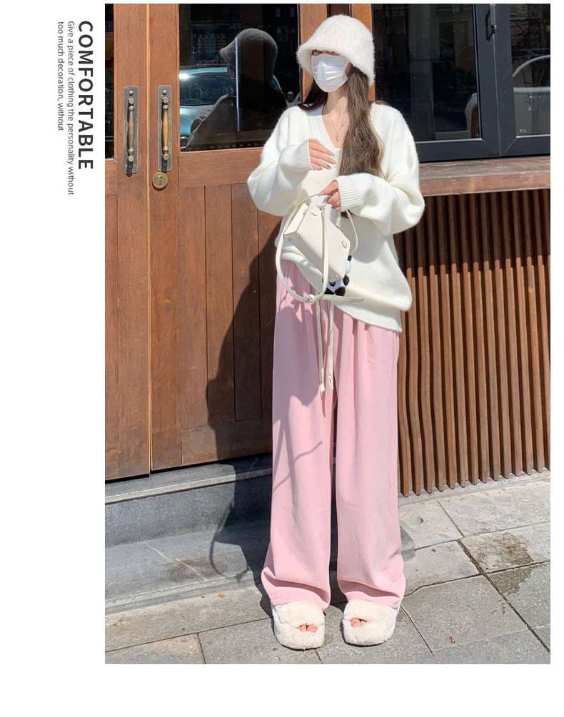 ドレープワイドパンツ