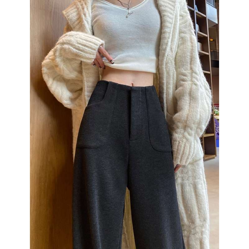 ドレープタックワイドパンツ